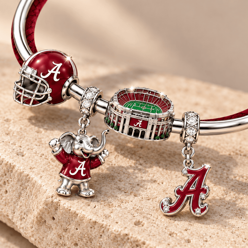 ACT Silver Charm Bracelet Set TMH