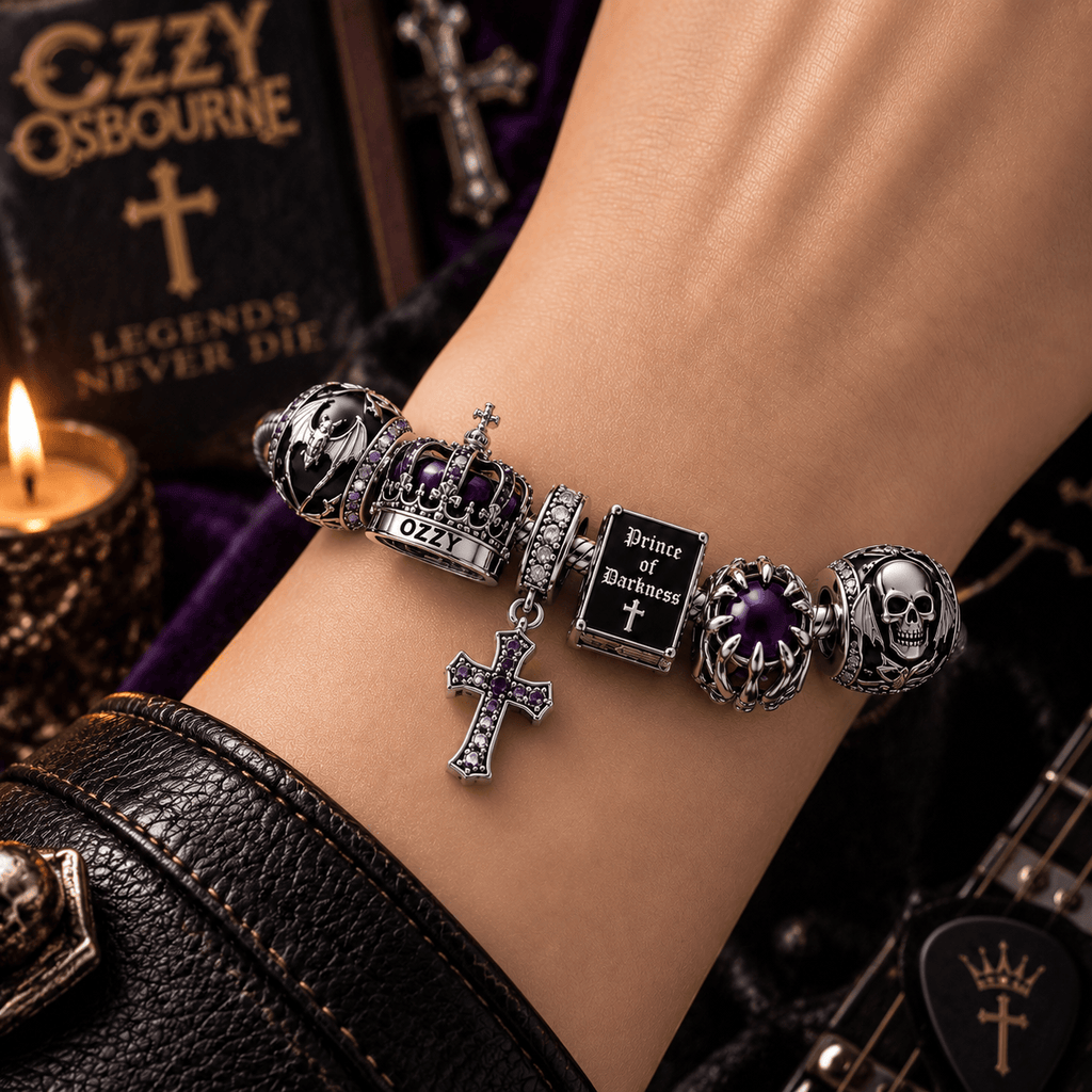 OZY Silver Charm Bracelet Set PTT