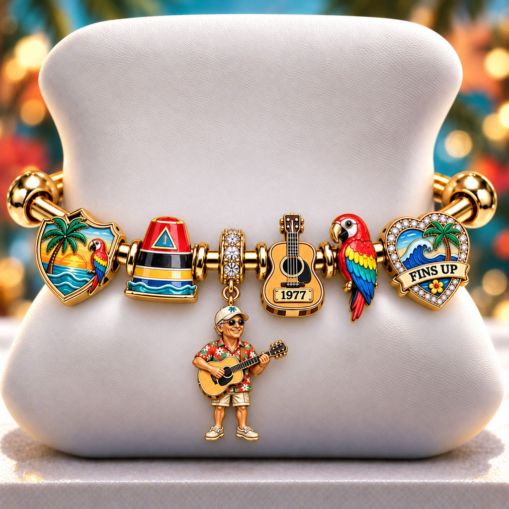 JBT Silver Charm Bracelet Set NTVA