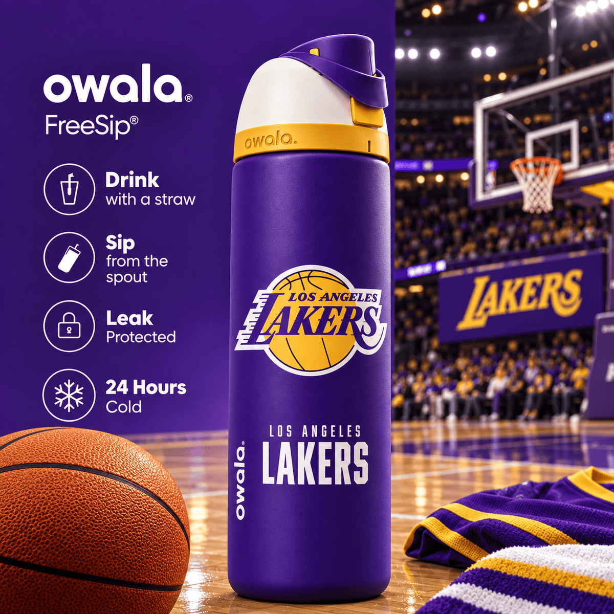 LAL Owala Water Bottle NHVH